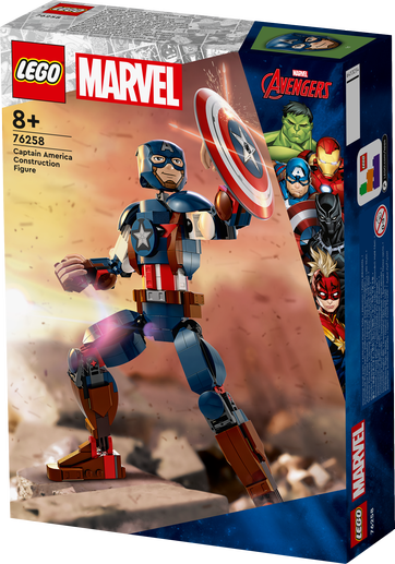 LEGO Marvel - Captain America Construction Figure - 76258
