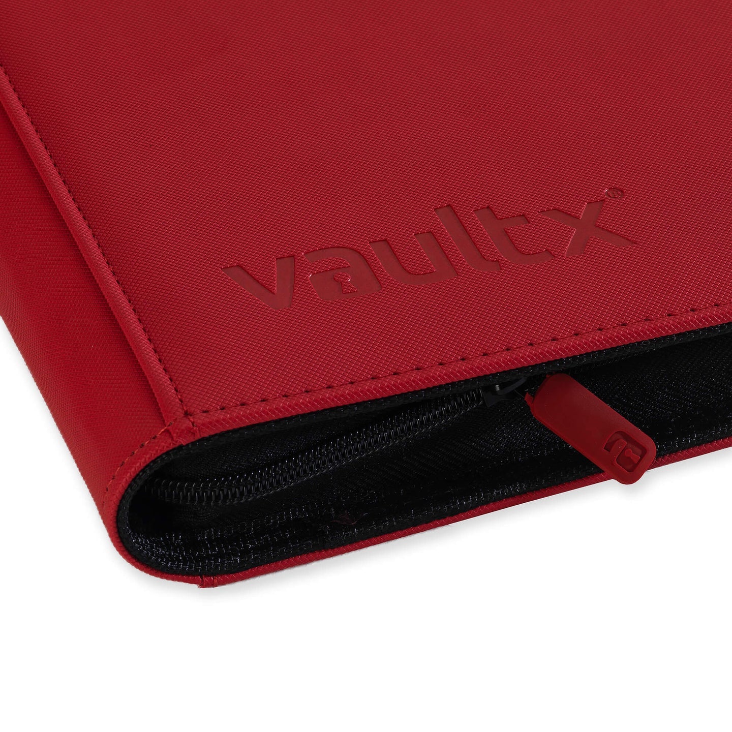 12-Pocket Exo-Tec® Zip Binder XL Fire Red