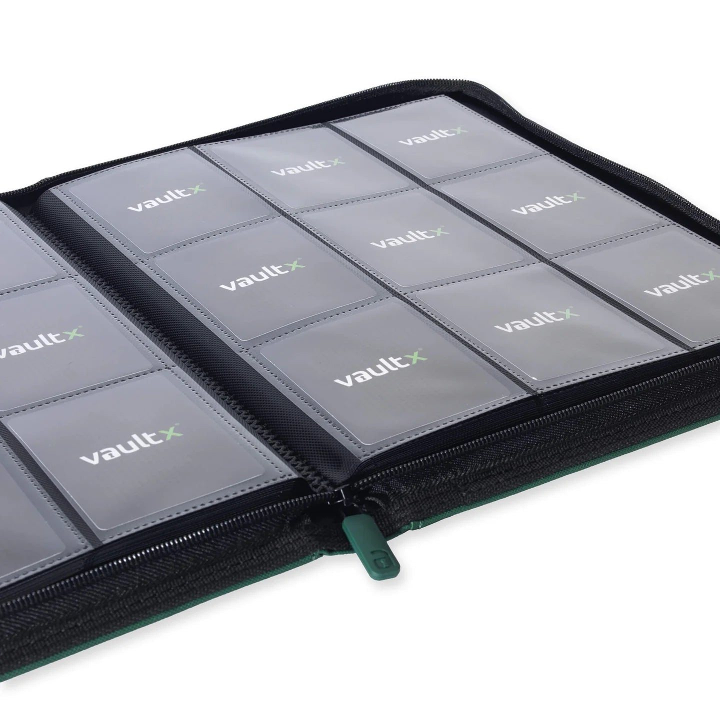 9-Pocket Exo-Tec® Zip Binder Forest Green