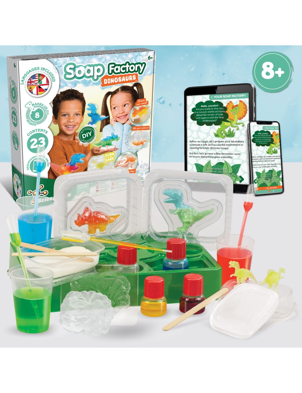 dino soap factory