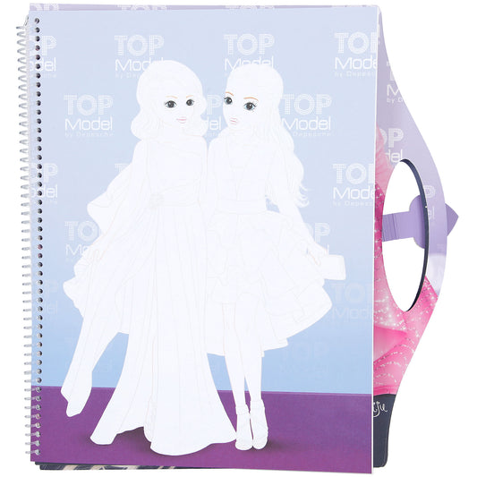 TOPModel Create Your Glamour Special Colouring Book