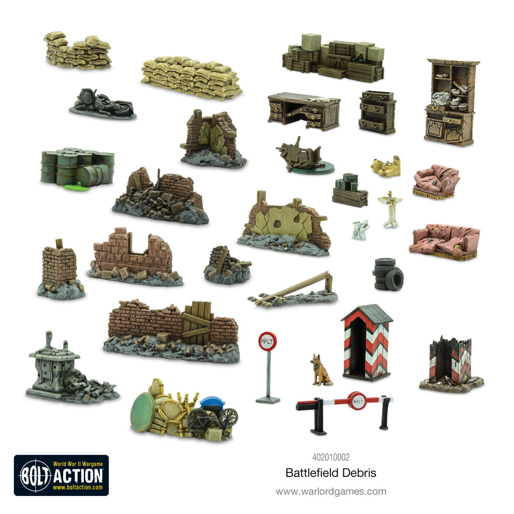 Battlefield Debris | Bolt Action Scenery