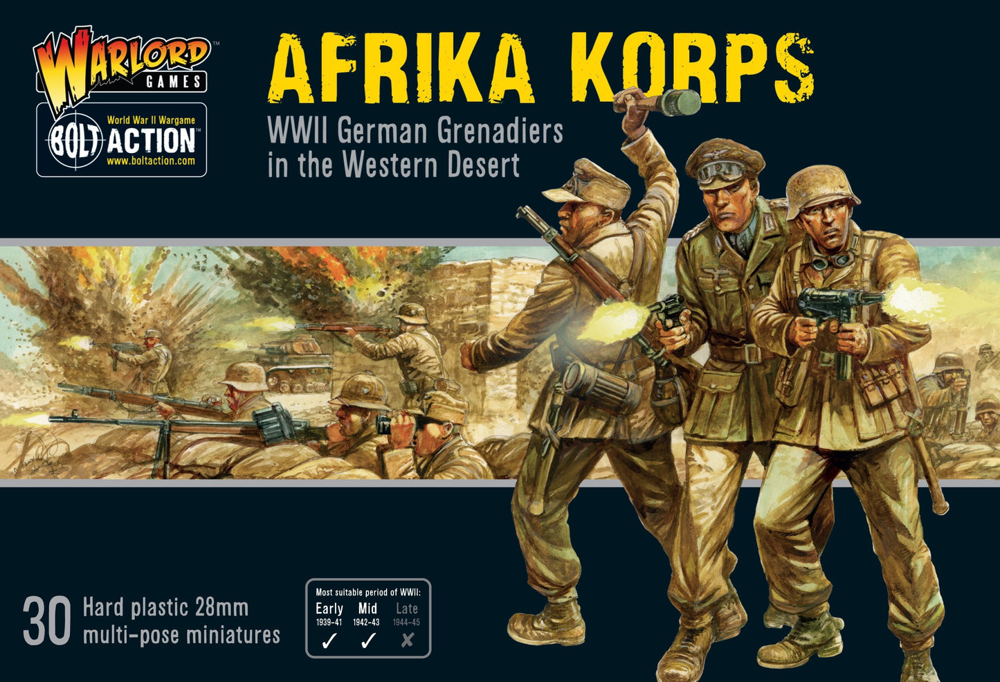 Afrika Korps Infantry | Bolt Action