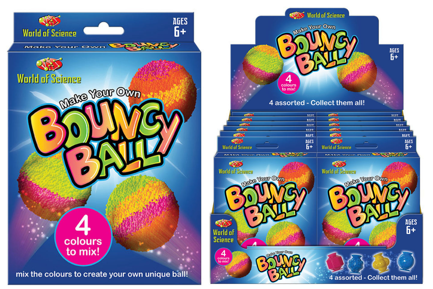 Make your own bouncy ball in colour