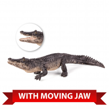 Alligator with moving jaw